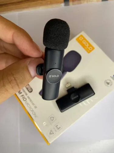 MICROFONE LAPELA PARA IPHONE MCF-02 A? Gold