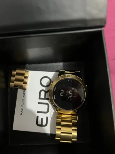 Relógio euro original prova dágua