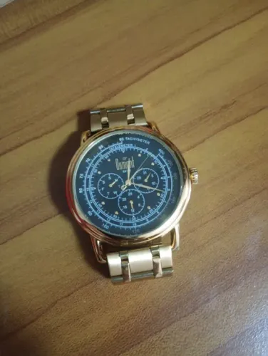 Relógio Masculino Dourado - Semi-novo 