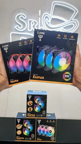 KIT FAN COOLER GAMER PARA GABINETE CLANM