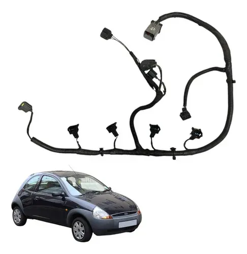Chicote De Injeção Ford Ka 1.0 8v Zetec Gasolina 2005 Gl