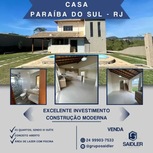 Casa novíssima em Paraíba do Sul RJ