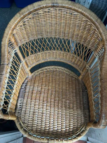 Poltrona de vime