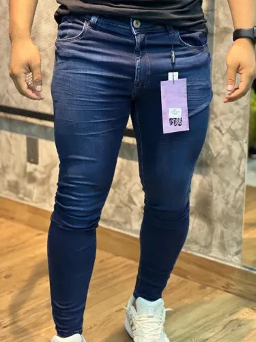 Calça Jeans Skinny Azul Masculina