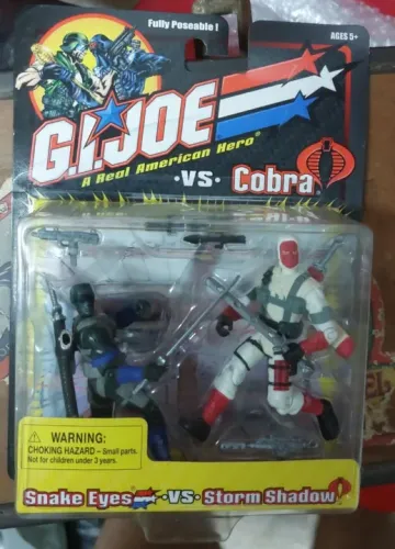 Snake Eyes vs Storm Shadow - Gi Joe - Comandos em Ação - Lacrado