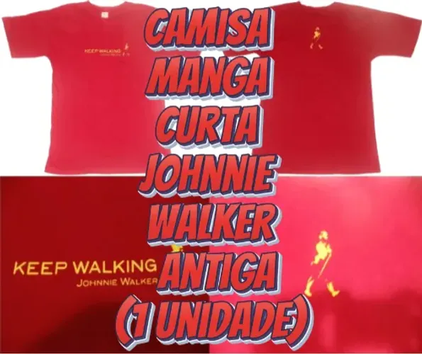 Camisa Johnnie Walker Antiga