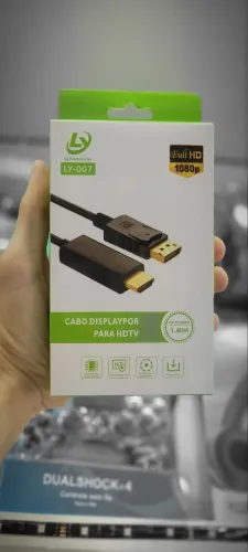 Cabo Adaptador Displayport Para Hdmi 4k Dp Hdmi 1m