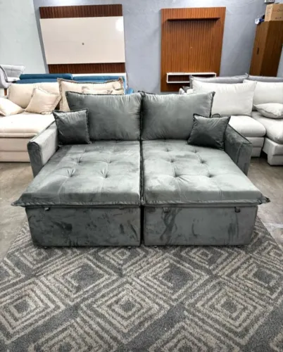 Sofa Retratil sem Caixa 3 em 1 