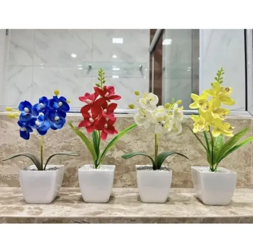 Orquídeas Artificiais Decorativas