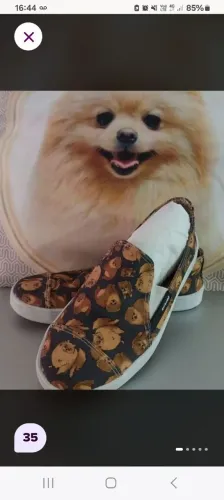 Tênis lona calça fácil reforçado slip on da Ushtemp