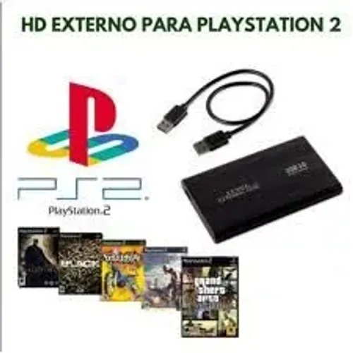 HD Externo para Playstation 2 - Jogue seus Games Favoritos!