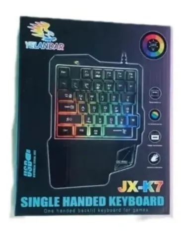 Teclado Keyboard P Jogos Gamer Jx-k7 Yelandar Led Free Fire