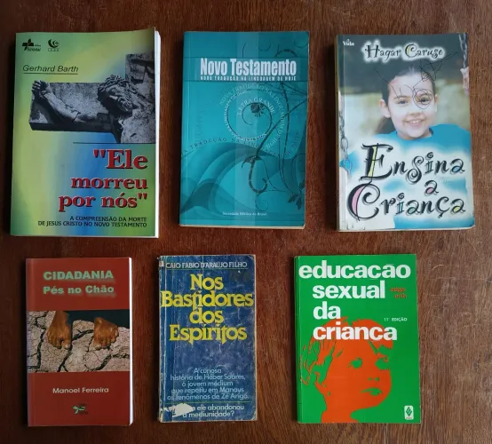 Kit 6 livros Evangélicos+ 1 brinde
