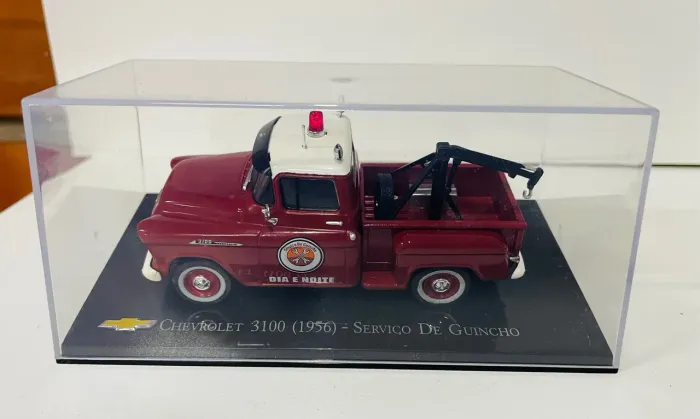 Miniatura Metal Chevrolet 3100 1956 Serviço De Guincho 1/43