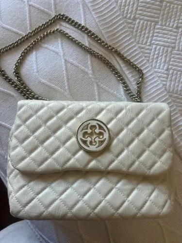 Bolsa Capodarte modelo Olivia em Matelassê Off-White, novíssima, usada apenas 1 vez. 