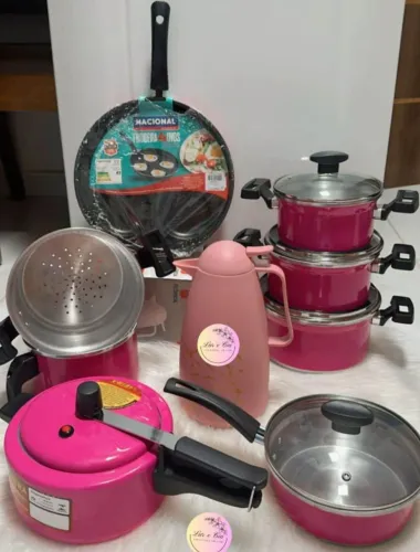 Panelas, garrafa térmica e muito mais