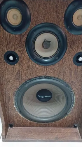 Par de caixas de som vintage 200watts. Todos falantes selenium