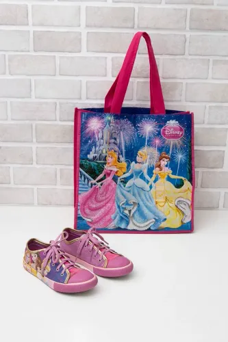 Kit Tênis infantil rosa princesas tamanho 31+ sacola<br>Peças usadas em ótimo estado.<br>