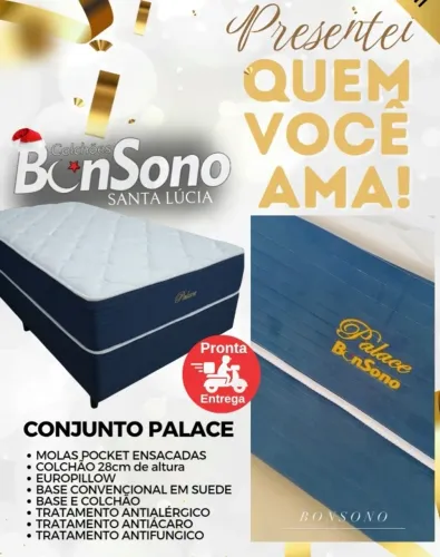 Cama casal Base e colchão molas pocket ensacadas pronta entrega consulte