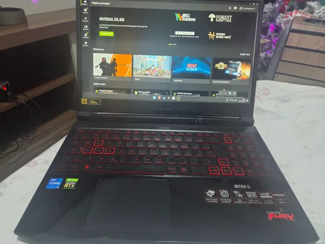 Notebook Acer Nitro 5 RTX3050