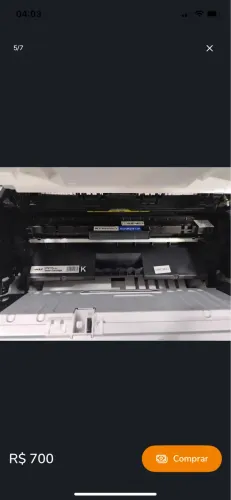 Impressora laserhet M102w seminova revisada