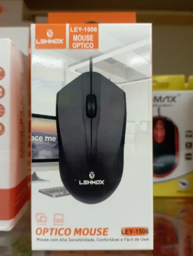 Mouse Óptico com fio Lehmox LEY-1506