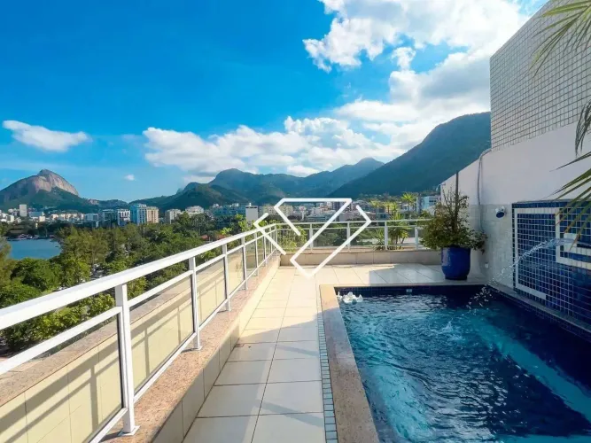 Cobertura com 4 quartos à venda, 443 m² por R$ 9.800.000 - Lagoa - Rio de Janeiro/RJ