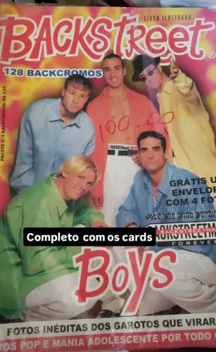 RARIDADE! REVISTA E POSTERS DO BACK STREET BOYS!