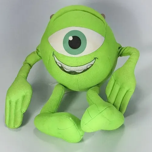 Pelúcia Mike Wazowski, fala em inglês (Usado)