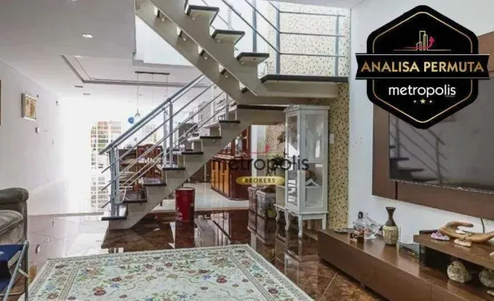 Sobrado com 5 dormitórios à venda, 311 m² por R$ 1.485.000,00 - Campestre - Santo André/SP