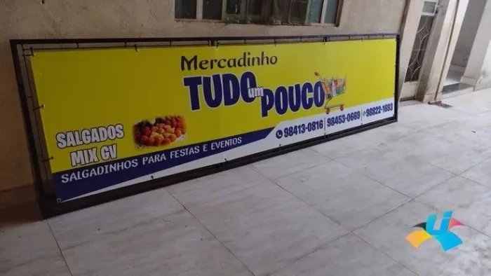 lona para fachada de comercio