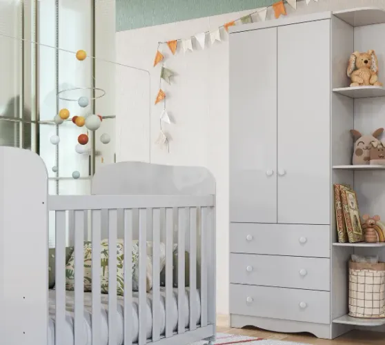 Guarda Roupa Junior com prateleira 100% MDF