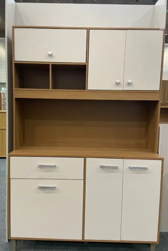Armário De Cozinha Completa Erva 90 Cm Off White - Entrega Grátis 