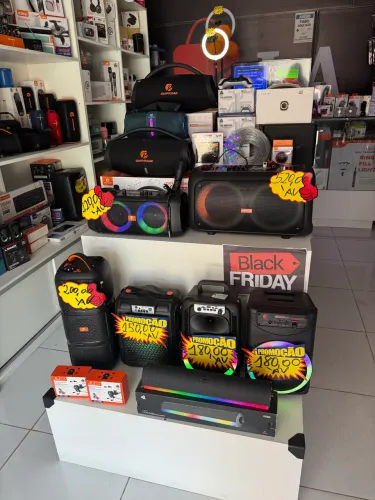 Som Bluetooth portátil promoção black