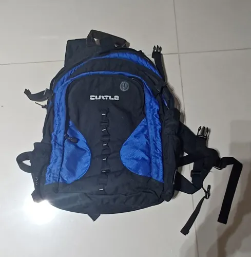 Mochila Curtlo Azul e Preta