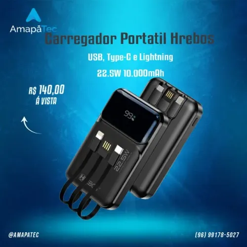 Carregador Portatil 10.000mAh