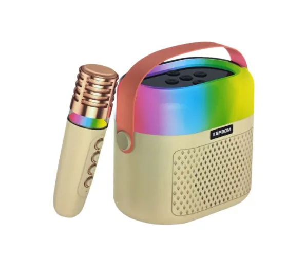 Caixa de Som Bluetooth com Microfone para Karaokê