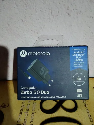 Carregador Turbo 50 Duo Motorola