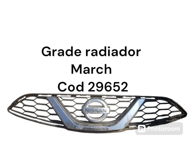 Grade do radiador Nissan March - Cod 29652