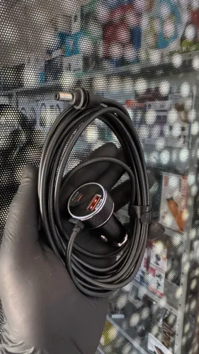 Carregador automotivo para StarLink mini 12V/24V com visor digital 3M