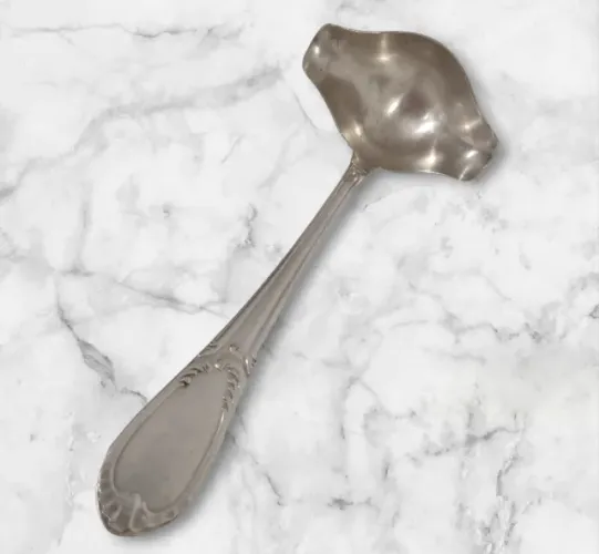 Concha P/ Molheira Banho Prata Eberle Antiga Bico Duplo 