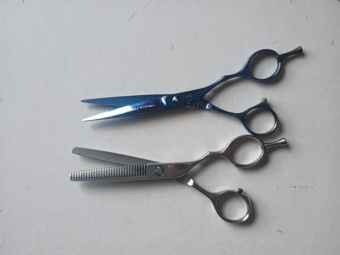 Kit tesoura de barbeiro 