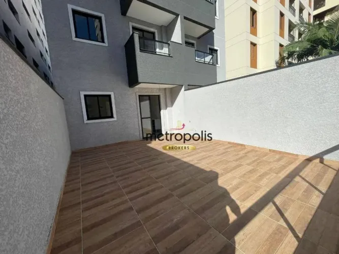 Apartamento Garden à venda, 74 m² por R$ 550.000,00 - Vila Bastos - Santo André/SP