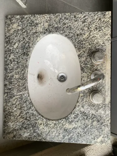 Tampo De Granito Para Banheiro C/ Cuba 60x 50