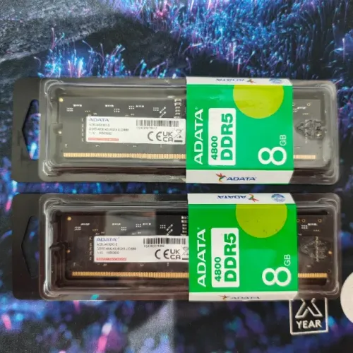 Memoria Adata, 16GB (2x8GB), DDR5, 4800MHz, C40, Preto, AD5U48008G-S