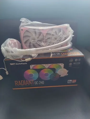 KIT GABINETE GAMER PINK RGB + WATTER COOLER DUAL FAN PINK