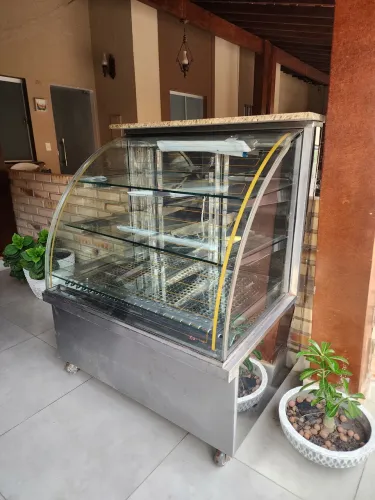 Vitrine Seca Aquecida Estufa com Iluminação 