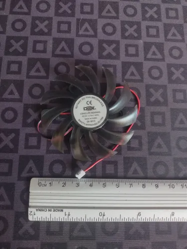 Cooler novo para placa de vídeo conexão 2 pinos