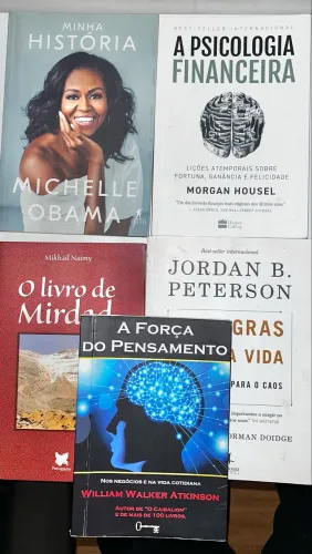 5 livros diversos