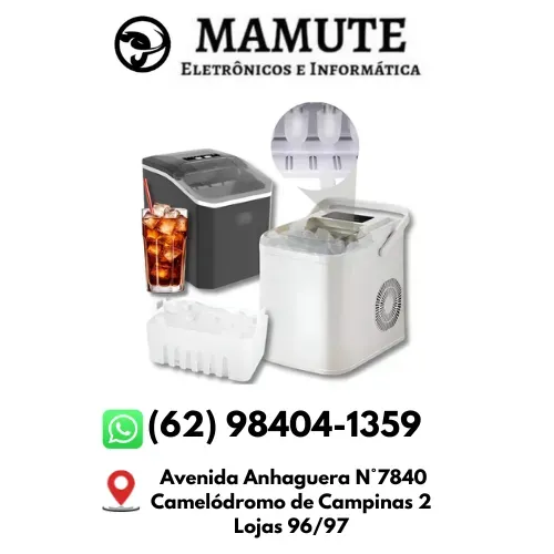 Maquina De Fazer Gelo Automática 12kg Super Rápida